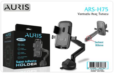 Auris H75 Araç İçi Tel.Tutucu